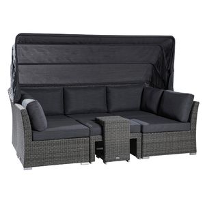 LC Garden Barcelona Loungeinsel 5-tlg. Geflecht