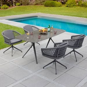 LC Garden Bari Gartenmöbel-Set M (4 Plätze) Tisch 180x90cm