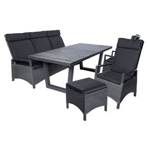 LC Garden Keramo Gartenmöbel-Set M (4 Plätze) Tisch 200x100cm