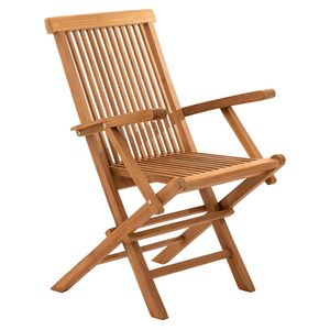 LC Garden Riva Klappstuhl mit Armlehnen Teak