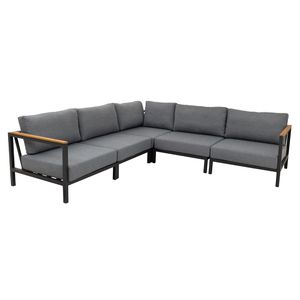 LC Garden Sondrino Ecklounge 5-tlg. Aluminium/Polyester