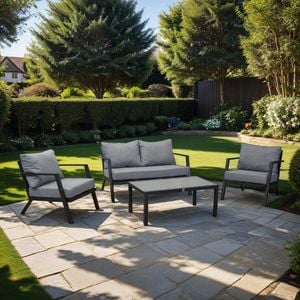 LC Garden Sondrino Loungeset 4-tlg. mit Tisch 100x60 cm