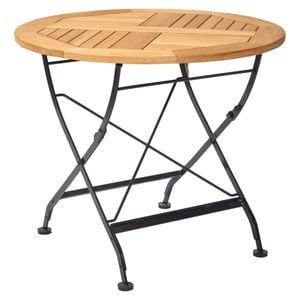 LC Garden Wimbledon Biergartentisch Ø90cm Stahl/Teak