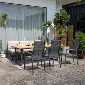 LifestyleGarden Palau Loungeset Aluminium/Textilene/Olefin