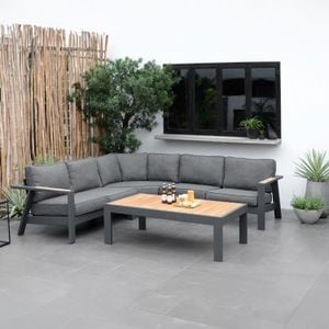 LifestyleGarden Palau Ecklounge Aluminium/Olefin/Teak