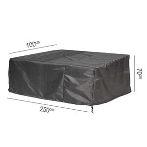 AeroCover Schutzhülle für Loungesofa/2 Loungesessel 250x100x70cm Polyester