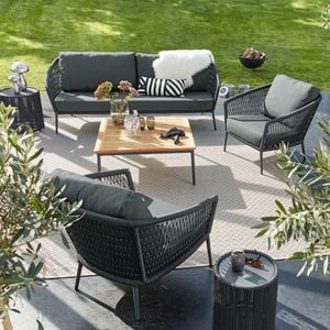 Musterring Ibiza Loungeset Aluminium/Kordel