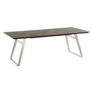 Musterring Portugal Gartentisch 180x95cm Edelstahl/HPL