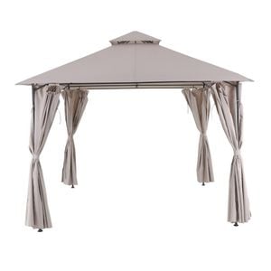 OUTLIV. Gazebo Pavillon Stahl/Polyester