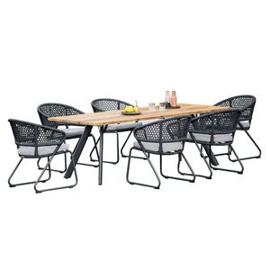 Niehoff Levina Gartenmöbelset 7-tlg. mit Tisch 200x95cm