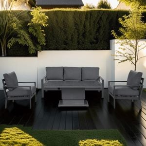 OUTLIV. Atlanta Loungeset 4-tlg. Aluminium/Polyester