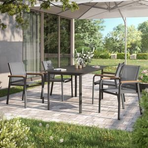 OUTLIV. Florenz Gartenmöbel-Set M (4 Plätze) Tisch 160x90cm