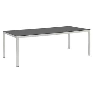 OUTLIV. Gartentisch 220x100cm Edelstahl/Glas-Keramik