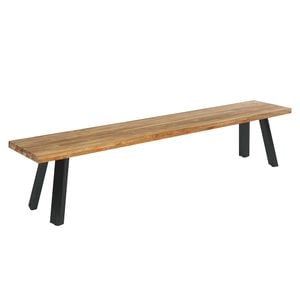 OUTLIV. Ohio Gartenbank 200cm Edelstahl/Teak Recycelt