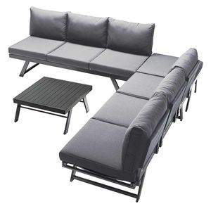 Sieger Auckland Ecklounge 4-tlg. Aluminium/Sunproof®