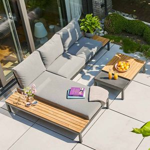 Siena Garden Alvida Ecklounge Aluminium/Polyester