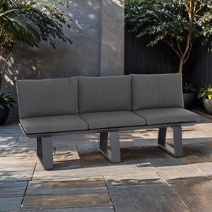 Siena Garden Monaco Gartensofa Aluminium/Polster