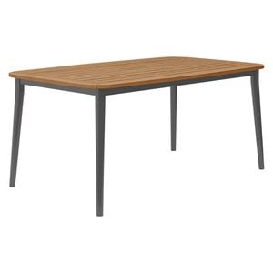 Solpuri Charlie Gartentisch Aluminium/Teak