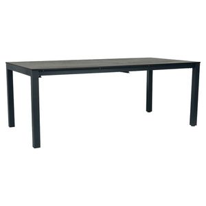 Stern Ausziehtisch 200/250x100cm Aluminium/Silverstar