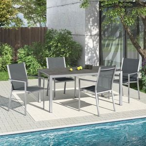 Stern Cardiff Gartenmöbel-Set 5-tlg. Tisch 160x90cm