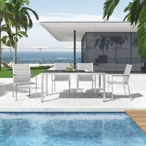 Stern Cardiff Gartenmöbel-Set 5-tlg. Tisch 160x90cm