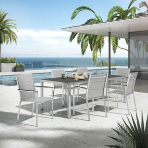 Stern Cardiff Gartenmöbel-Set 7-tlg. Tisch 220x100cm
