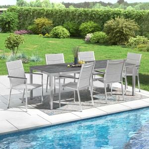Stern Cardiff Gartenmöbel-Set L (6 Plätze) mit OUTLIV. Tisch 220x100cm