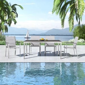 Stern Cardiff Gartenmöbelset 5-tlg. mit Tisch 160x90cm
