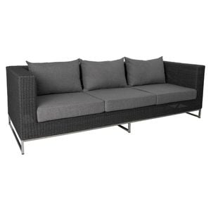 Stern Fontana Gartensofa Edelstahl/Geflecht