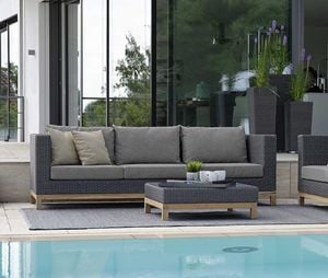 Stern Fontana Gartensofa Teak/Geflecht