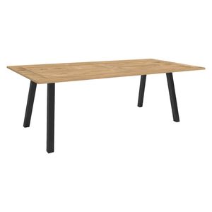 Stern Interno Gartentisch Aluminium/Teak