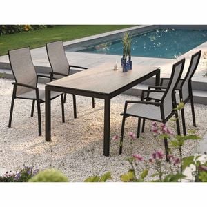 Stern Kari Gartenmöbel-Set M (4 Plätze) Tisch 160x90cm