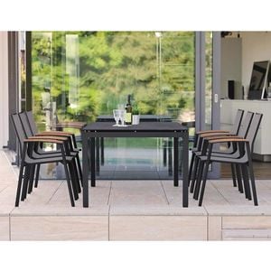 Stern New Top Gartenmöbel-Set L (6 Plätze) Tisch 200x100cm