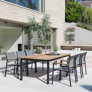 Stern Tilo Gartenmöbel-Set L (6 Plätze) Tisch 200x100cm
