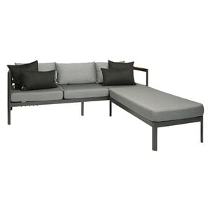 Stern Viggo Loungeset 2-tlg. Aluminium/Textilene