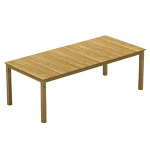 Zebra Derex Gartentisch 180x100cm Teak