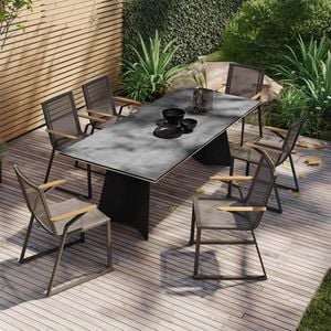 Zebra Tamax Gartenmöbel-Set L (6 Plätze) Tisch 230x100cm