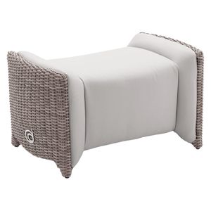Domus Ventures Luxor Hocker Halbrundgeflecht/MarinaPlus