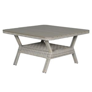 Garden Impressions Milwaukee Gartentisch 126,5x126,5cm Geflecht/Polywood