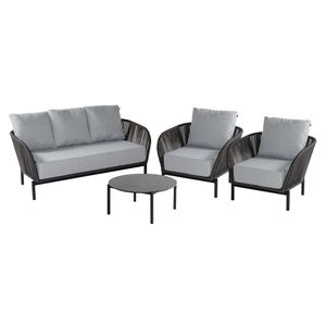 Hartman Arezzo Loungeset 4-tlg. Aluminium/Rope/Olefin