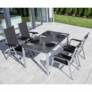 Kettler Basic Plus Gartenmöbelset 5-tlg. mit Diningtisch 160x90cm
