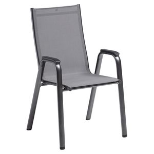 Kettler Cirrus Silver Line Stapelsessel Aluminium/Outdoorgewebe