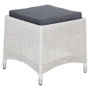 LC Garden Chelsea Hocker 48x48cm Aluminium/Geflecht