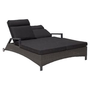LC Garden Keramo Daybed inkl. Kissen Aluminium/Geflecht