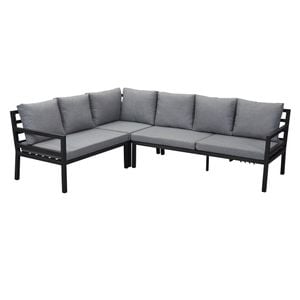 LC Garden Sondrino Ecklounge 3-tlg. 200x80x260 Alu/Polyester