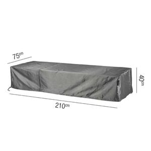 AeroCover Schutzhülle für Gartenliege 210x75x40cm Polyester