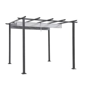 OUTLIV. Gazebo Gartenpergola 300x300cm Stahl/Polyester