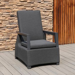OUTLIV. by Detlef Steves Malaga Loungesessel Aluminium/Sunbrella