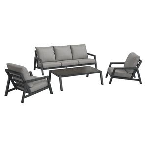 OUTLIV. Yale Lounge-Gruppe 4tlg. Aluminium/Sunproof
