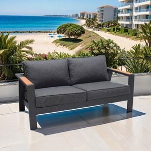 LifestyleGarden Palau 2-Sitzer Sofa Aluminium/Olefin